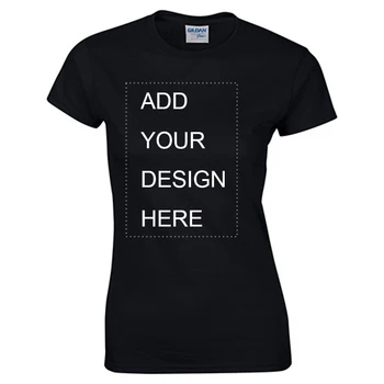 Firma gildan Personalizate tricou Femei de sex Feminin de a Imprima Propriul Design de Înaltă Calitate Topuri Teuri Trimite În 3 Zile, Plus mărimile S-XL