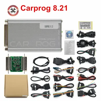 2018 CARPROG V8.21 set complet Auto Profesionale de reparații instrument de scanare 21 Adaptoare auto prog funcția Full airbag funcția de resetare