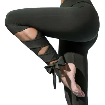 Cravata jambiere transport Gratuit 2019 Noua Moda femei Sexy Skinny Faux Înaltă Talie Jambiere Pantaloni culturism de Înaltă Elastic Yogaing