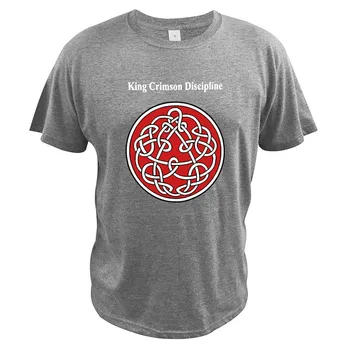 King Crimson Tricou Trupă engleză de Rock Progresiv din Bumbac Camiseta Originalitate Negru Scurt cu Mâneci lungi Tricou Punk UE Dimensiunea
