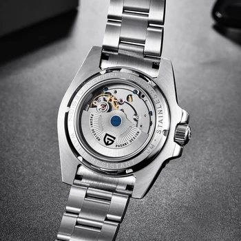 PAGANI DESIGN 40MM Safir GMT Ceas de Lux de Top de Brand pentru Bărbați Ceasuri de mana Mecanice de Afaceri Impermeabil Ceasuri Sport Pentru Barbati