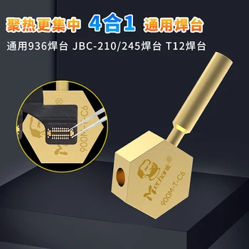 Mecanic cupru Pur Detașabil dezlipit Electric de Fier de Lipit pentru JBC-210/245 936 T12 serie Miniatură universal încălzire masa