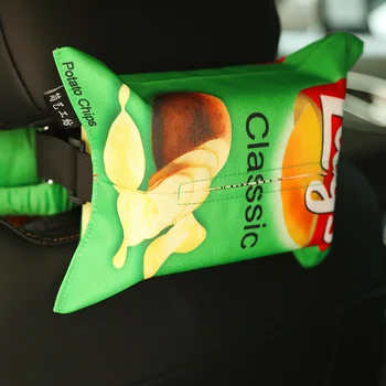 Amuzant Chips-uri de Cartofi Tetiera Perna Țesut de acoperire centura deacoration Noutate cadou pentru prietenii mașina acasă constantin