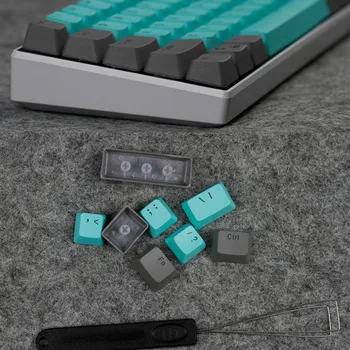 61 taste PBT Keycap Grosime de Set Capace Cheie pentru Cherry MX Mecanice Tastatură cu iluminare din spate