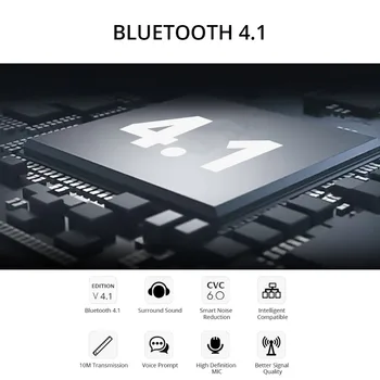 ANMONE BT315 Bluetooth Căști in-ear Wireless Căști cu microfon, Bass Sport Magnetic Cască în Ureche Căști pentru Telefoane Mobile