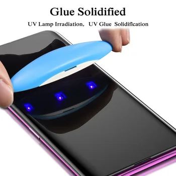 10D Nano Lichid plin de Lipici Sticla Caz Pentru SONY XZ3 3D Curbat Full Acoperire UV din Sticla Pentru SONY XZ3 Protectorul de Ecran Telefon