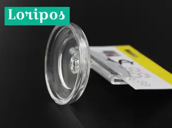 Clar De Plastic Pc-Ul Rotativ Pop Masă Semn Clip De Hârtie Card Holder Suport Etichetă De Preț De Afișare Birou Eticheta Titularul Clipuri
