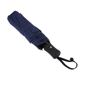 3 Culori Durabile Avansat Complet Automată Umbrelă de Ploaie UV-dovada de Trei Pliante de Afaceri Solid Parasolar Umbrela 94*66cm