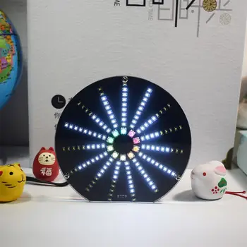 2019 NOI cu LED-uri Circulare Audio Visualizer Muzică Spectru de Afișare DIY Kit Electronic de Învățare Kituri