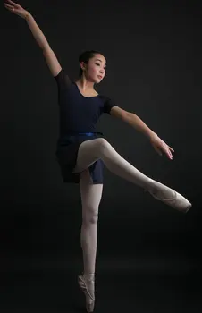 Lapte De Mătase Gimnastica Tricou Adult Salopeta Cu Mâneci Lungi Balet Tricouri Pentru Femei Ochiurilor De Plasă Pentru Dans Profesionist Costume De Balet