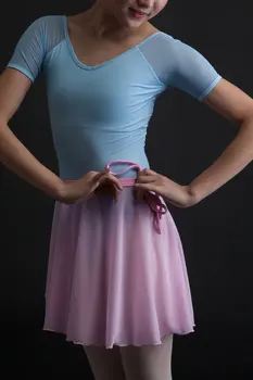 Lapte De Mătase Gimnastica Tricou Adult Salopeta Cu Mâneci Lungi Balet Tricouri Pentru Femei Ochiurilor De Plasă Pentru Dans Profesionist Costume De Balet