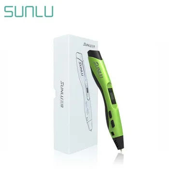 SUNLU SL-300A Originale de Imprimare 3D Stilou Pentru PLA PCL ABS cu Filament de 1.75 mm Inteligent Pen 3D Pentru Copii Dooling Cu Ecran cu LED-uri