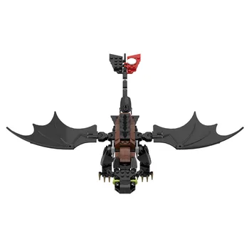 Flying Dragon Trainer Clasic Anime Cifrele de Acțiune Toothless Model Blocuri Caramizi Copii DIY de Desene animate de Animale Jucarii Cadou de Crăciun