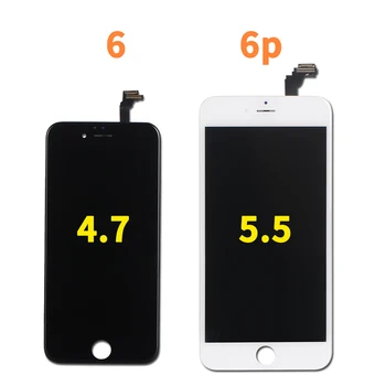AAA+++ LCD Display Pentru iPhone 6s 6s plus Cu 3D Force Touch Screen Digitizer Înlocuirea Ansamblului Pentru iPhone 6 6p Nici un Pixel Mort