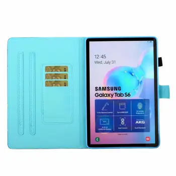 Copii Desene animate Piele Comprimat Caz Pentru Samsung Galaxy Tab S6 T860 T865 10.5 inch 2019 Magnet Smart Capacul suportului Funda Coque+Pen