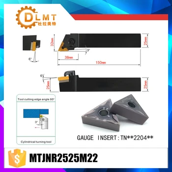MTJNR2525M22 93 Gradul de Cotitură Externe Instrument de Suport Pentru TNMG220404 TNMG220408 Utilizate pe CNC Strung