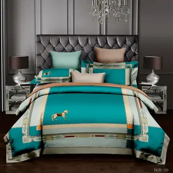 De lux 3D de imprimare de seturi de lenjerie de pat h-Cal serie moda Confortabil Regele de marmură Carpetă Acopere pernă decor dormitor