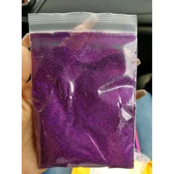 1 Punga de 50 Grame 008 (0.2 mm ) Ultra Fine Luciu de Culoare Violet Hexagon Formă Holografică Sclipici pentru Unghii & DIY Decorare D0.2
