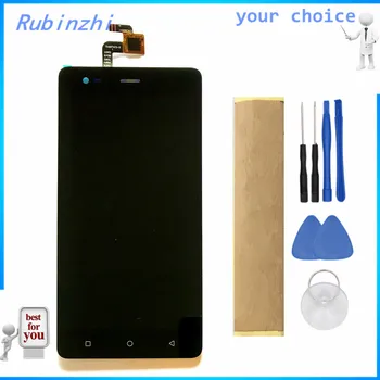 RUBINZHI Cu Bandă Instrumente Mobile Telefon Display LCD Pentru Tele2 Maxi Plus Ecran de Afișare LCD Cu Ecran Tactil de Asamblare
