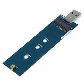 M. 2 până la USB Adaptor Cheie B M. 2 SSD Adaptor USB 3.0 la 2280 M2 SSD Adaptor Convertor SSD Cititor de Card