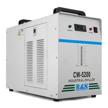 Răcitor de apă 6L Industriale Chiller CW-5200DG pentru 130W /150W CO2 Gravor Compresor de Refrigerare Temperatura Reglabila