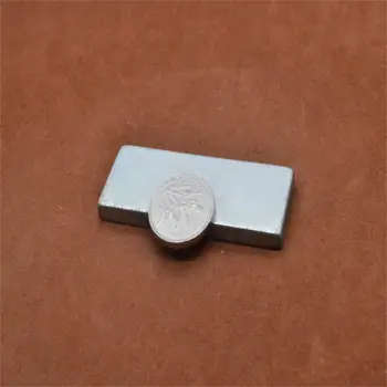 1buc Bandă Puternică de pământuri Rare Magneți din Neodim 55mm x 20mm x 4.5 mm Rata N50 55*20*4.5 mm 55mm*20mm*4.5 mm