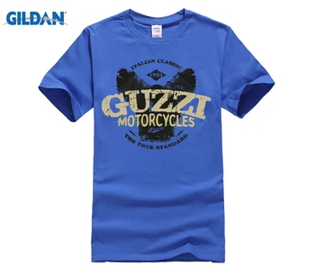 Amuzant Tricouri Guzzi Motorycles Scrisoarea Imprimate Clasic Moto Guzzi Moda t-shirt Mens Stil t-shirt