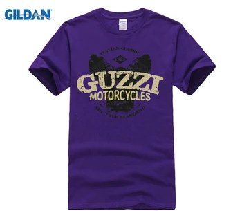 Amuzant Tricouri Guzzi Motorycles Scrisoarea Imprimate Clasic Moto Guzzi Moda t-shirt Mens Stil t-shirt