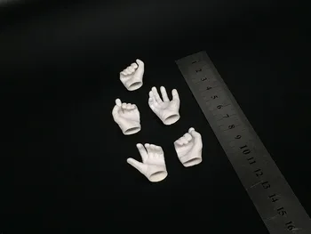 În Stoc 1/6 Scară Joker Handtypes Alb Mâna Înmănușată Model de Pistol Titularul Mâinile Jucarii Model de 12 inch de Acțiune Figura Corpului