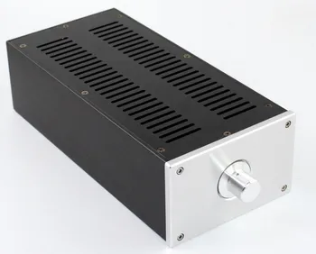 WA46 MINI din Aluminiu HIFI Audio Amplificator de Putere Șasiu / AMP Shell / LIFIER Caz / DIY Cutie (148 * 92 * 310mm)