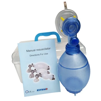 ELYSAID PVC Medicale de Plastic Simplu de Auto-ajutor Respirator Manual Inima Resuscitator Airbag-uri în aer liber, Alpinism, cursuri de Prim-Ajutor