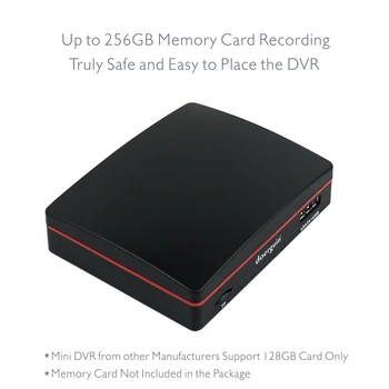 Doerguin 4CH TVI al XVI-CVI, AHD Analogic Network Video Recorder Digital 6 in 1 2MP Super-Mini DVR XMEYE App TF Card USB HDD Record