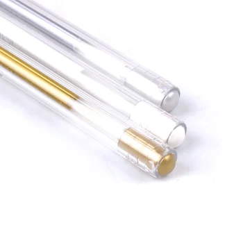 3Pcs Pentel Hybrid cu Role K108 Pix cu Gel linie desen stilou Oftat Pix Rollerball Pen cu mintală sfat 0,8 mm Aur/Argintiu/Alb Culori