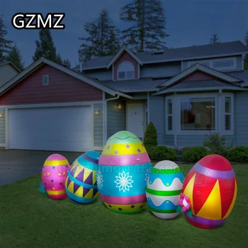 Gonflabile Ouă de Paști LED iluminat Curte de Paște