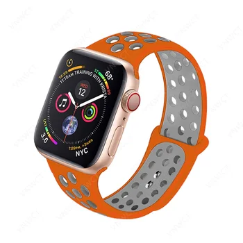 Curea Silicon moale pentru Apple Watch band 38mm 42mm 40mm 44mm Curea de Cauciuc Watchbands pentru iwatch Serie SE 6 5 4 3 2 1 benzi