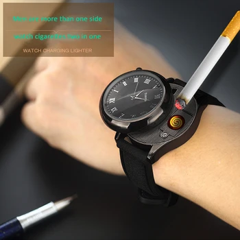 Ceas Barbati Bricheta ceasuri de Încărcare USB Casual Cuarț Ceasuri de mână fără flacără Înlocuibile sârmă de încălzire Ceas BL559