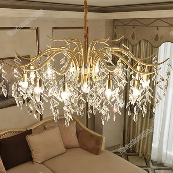 Moderne de Lux, Candelabre de Cristal Plafon Iluminare Interioară LED Lămpi de Decor Pentru Acasă Decorare Living Bucatarie Dormitor Luciu