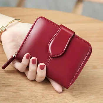 Designer de moda pentru femei portofele faimosul brand autentic portofel din piele de sex feminin portofel mic doamnelor geantă roșie de ambreiaj portmoneul vallet 2020