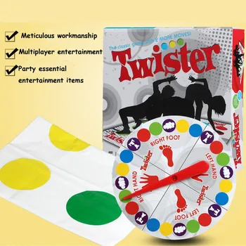 Twister Hasbro Jocuri în aer liber Joc Amuzant Jocuri de Bord pentru Prieten de Familie Petrecere Joc Distractiv Pentru Copii Distractive Jocuri de masă Jocuri în aer liber