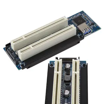 Riser Card PCI-E Express X1 la Dual PCI Riser Extinde Adaptor Conector Card Adauga Card de Expansiune Pentru PC Windows XP LINUX