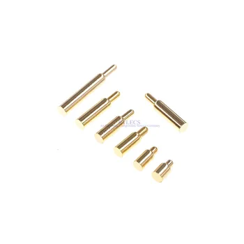 100 buc cu diametrul de 1,5 mm Primăvară Încărcate în Miniatură pogo pin conector înălțime 3 3.5 4 4.5 5 5.5 6 6.5 7 8 9 10 mm SMD Sonda Discrete