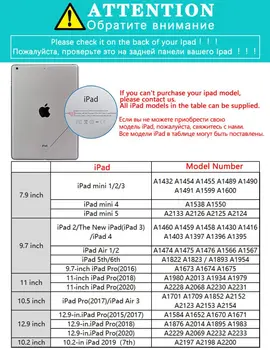 Ipad 2 3 4 Alb din Piele PU Greu Înapoi Caz Distracție Drăguț de Fructe Capac de Protecție Pentru 2020 iPad Pro 11 12.9 10.5 7.9 inch Mini 1 2 3 5