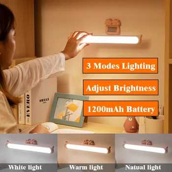 2020 Nou Dropship Agățat Magnetic Lampa de Noapte 16PCS Lampă cu LED-uri Exigibilă și Ochi-de a proteja Lampa fără Trepte Reglaj lumini de Noapte