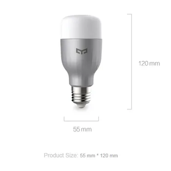 Original Xiaomi Lumina LED RGB / Colorate temperatura Romantic, Inteligent Lampa E27 9W 600 Lumeni WIFI APLICAȚIE de Control de la Distanță Inteligent