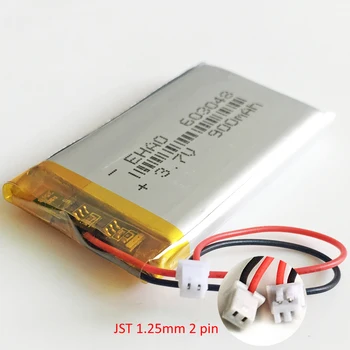 3.7 V 900mAh Litiu-Polimer LiPo Baterie Reîncărcabilă cu JST 1.25 mm 2pin conector 603048 Pentru Mp3 MP4 GPS bluetooth camera