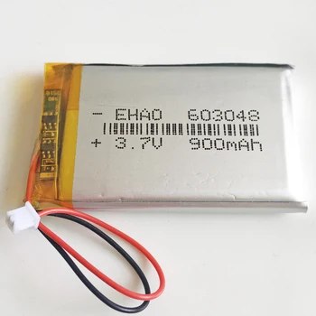3.7 V 900mAh Litiu-Polimer LiPo Baterie Reîncărcabilă cu JST 1.25 mm 2pin conector 603048 Pentru Mp3 MP4 GPS bluetooth camera