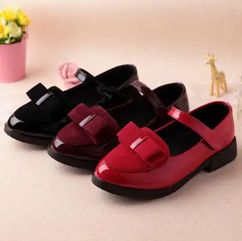 Copii printesa pantofi din piele PU de 3 culori casual copii black red fete de moda de brand de pantofi sport livrare gratuita pantofi de dans