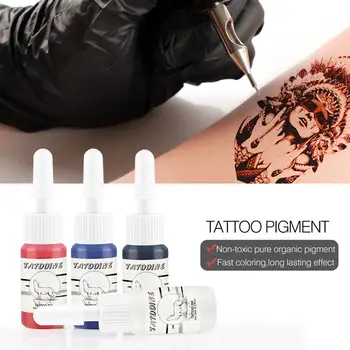 Tatuaj Kit Pentru Incepatori Tatuaj Set De Accesorii De Umbrire Mașină De Putere Pedala De Alimentare Cu Pigment Negru De Cerneală Tatuaj Body Art, Instrumente