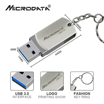 Original USB 3.0 Metal Flash Drive 32GB, 64GB, 128GB Rotativ Pendrive usb Mini Pix 16GB-Stick USB Flash Disk de Mare Viteză USB3.0