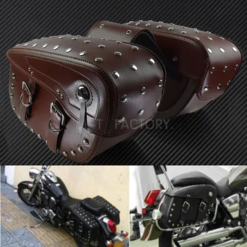 Instrument de Coada Piele PU Motor Șa Partea Geanta de Dimensiuni Mari Pentru Harley Prințul de Croazieră Motocicleta Depozitare Husă geanta Motocicleta